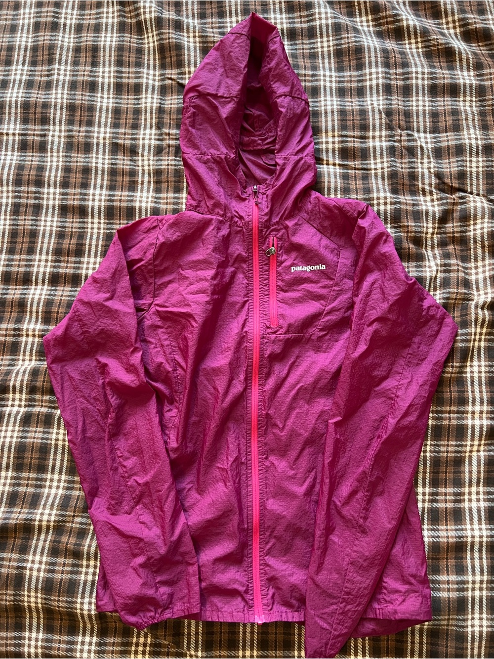 Patagonia Women's Houdini Hooded Windbreaker Lightweight Jacket XS